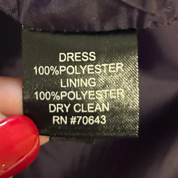 Jessica Howard Plum Colored Semiformal Dress. Self Portrait Dress. - Picture 5 of 8